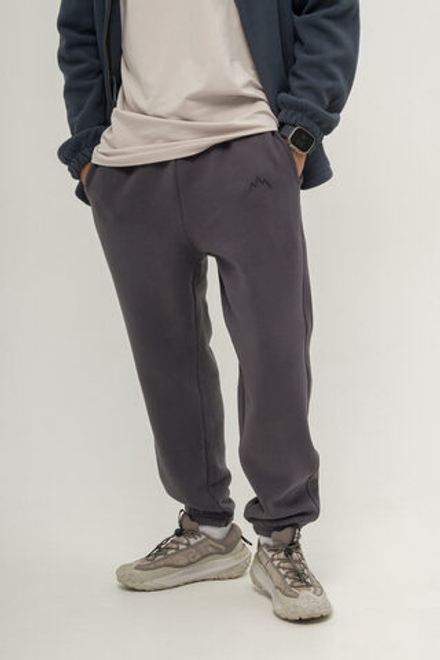 Брюки трикотажные KUL'TURA "Fleece 400GR" Темно-серый