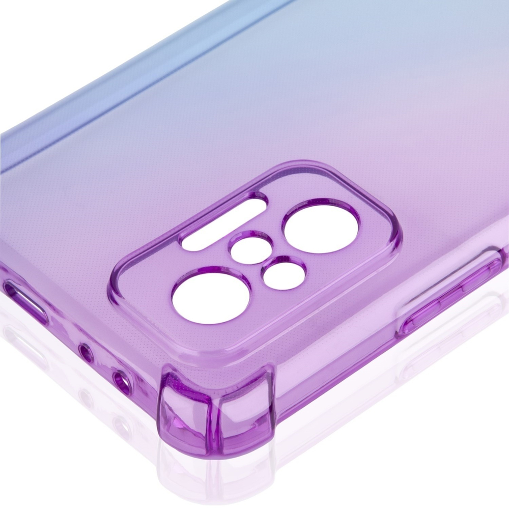 Чехол ROSCO для Xiaomi Redmi Note 10 Pro оптом (арт. XM-RN10P-HARD-TPU-VIOLET-BLUE)