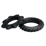 Набор из 2 ребристых эрекционных колец 4,5см и 4,8см Baile Ring Flowering BI-210154