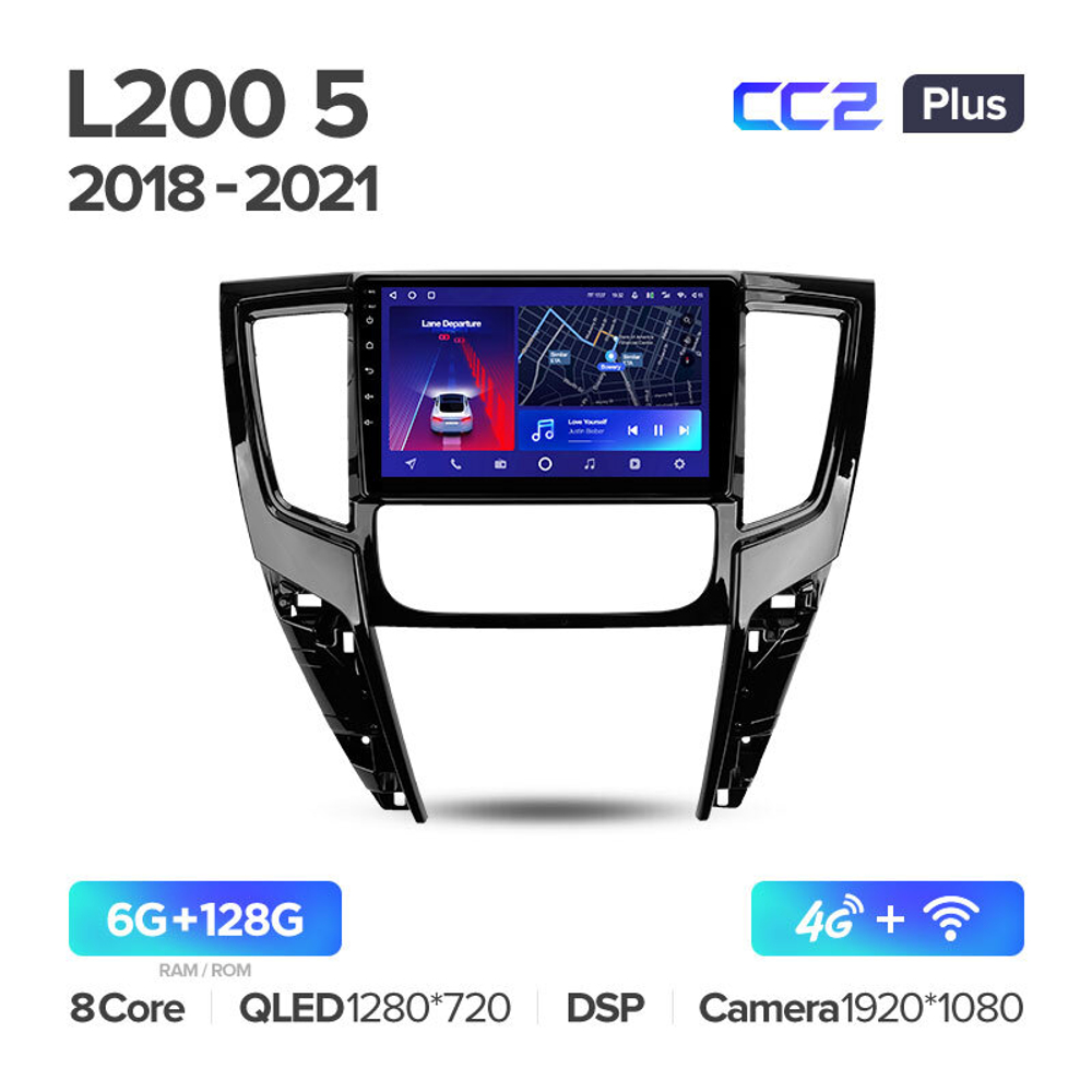 Teyes CC2 Plus 9" для Mitsubishi Pajero Sport, L 200 2018-2021