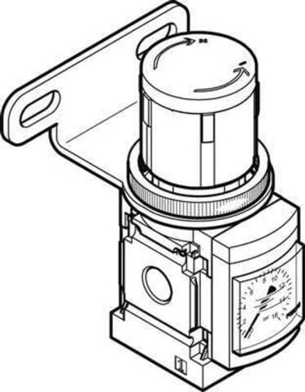 MS4-LR-1/8-D6-WR Регулятор давления