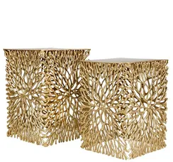 Комплект из 2 столиков Design, золото