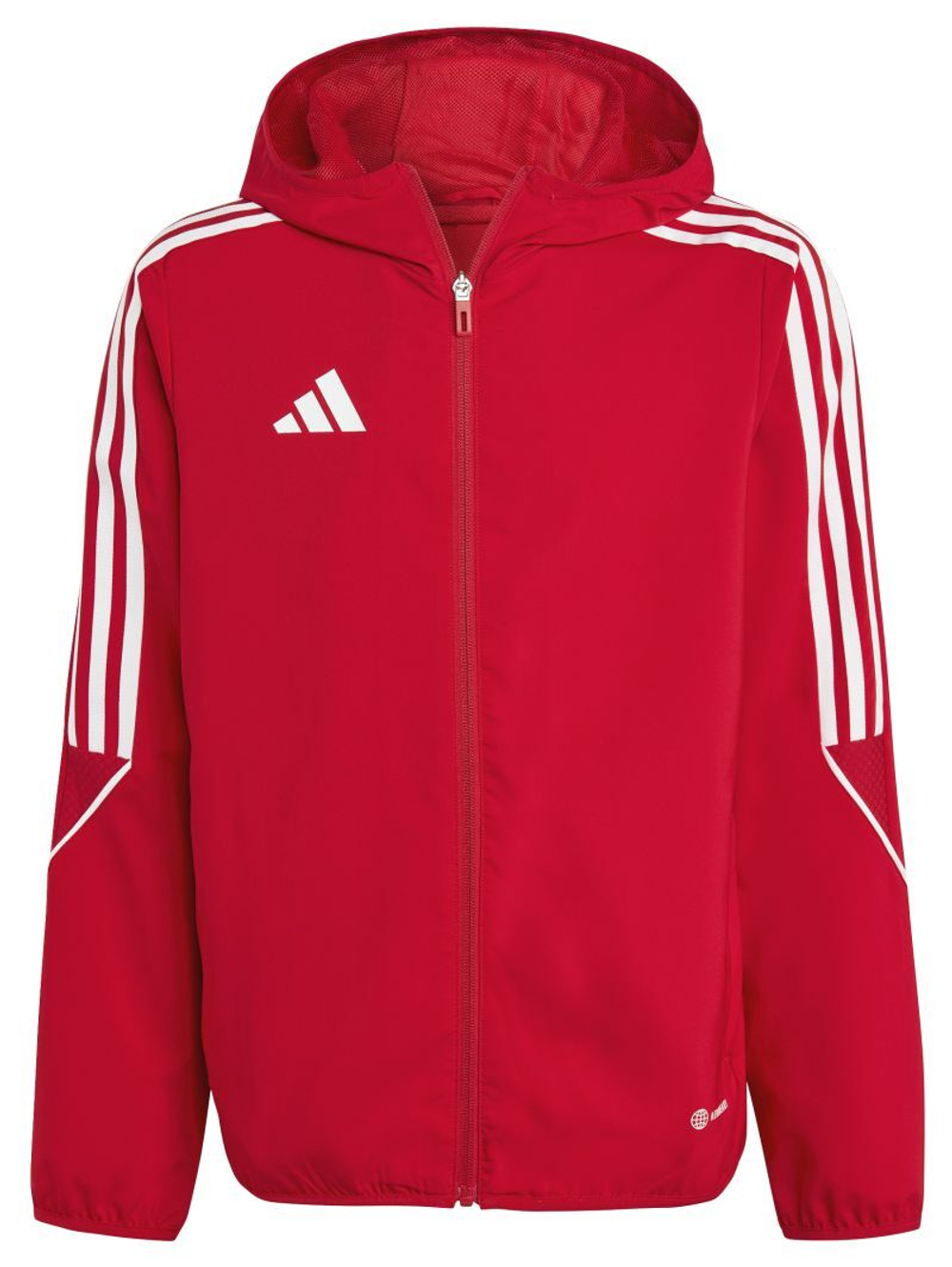 Adidas hooded bomber jacket junior sale