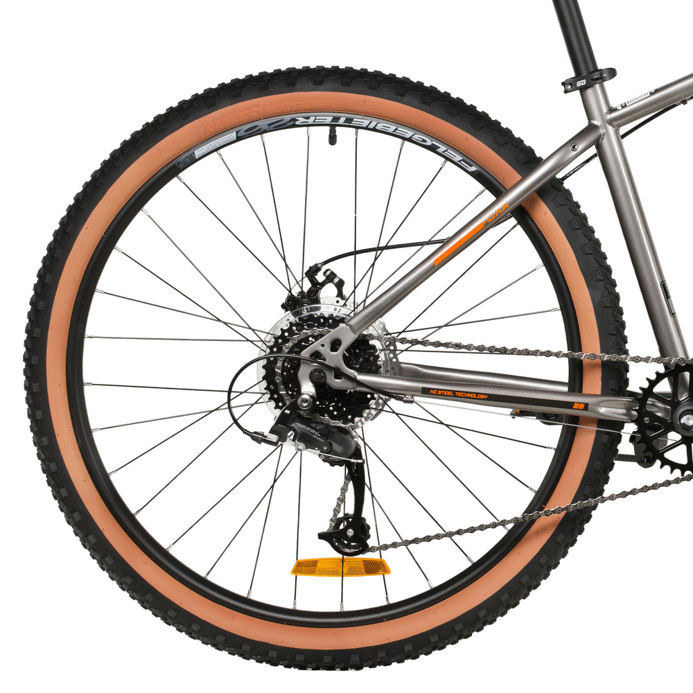 Велосипед 26" FOXX ARAGON серый, сталь, р.14"