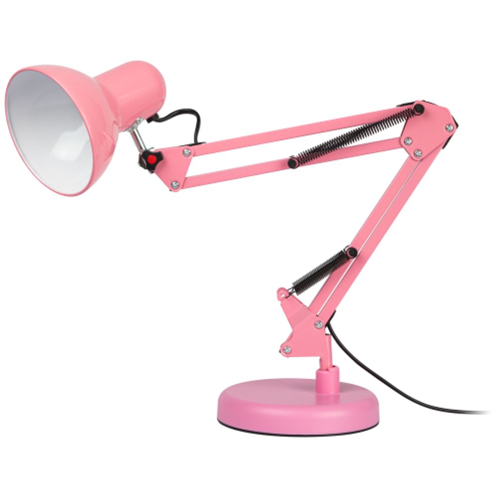 Настольный светильник ЭРА N-214-E27-40W-P розовый