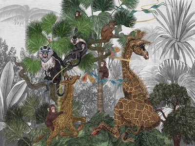 Дизайнерские обои Wall Street Zoo-21