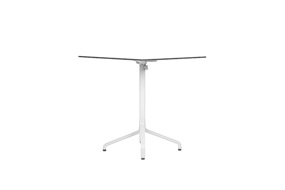 Стол складной квадратный Frasca Mini 70*70, белый (база + столешница)