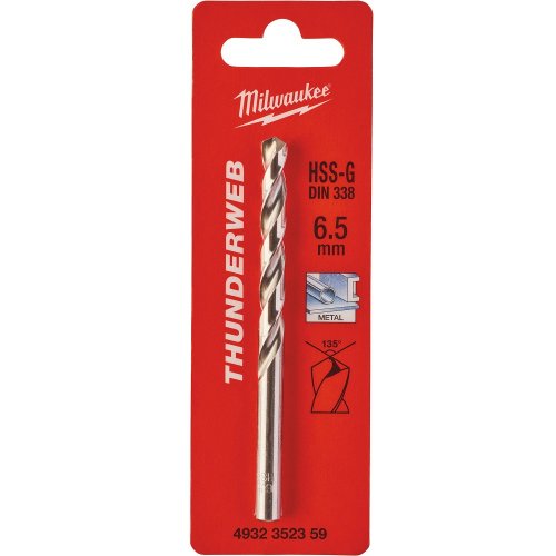 Сверло Milwaukee HSS-G THUNDERWEB по металлу 6,5x101 мм