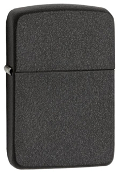 Зажигалка Zippo 1941 Replica, латунь с покрытием Black Crackle, черный, матовая, 36х12x56 мм