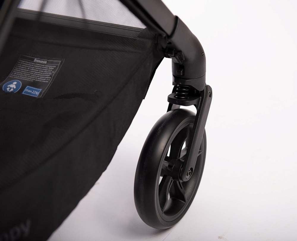 Прогулочная коляска Peppy Amici Black рама Black