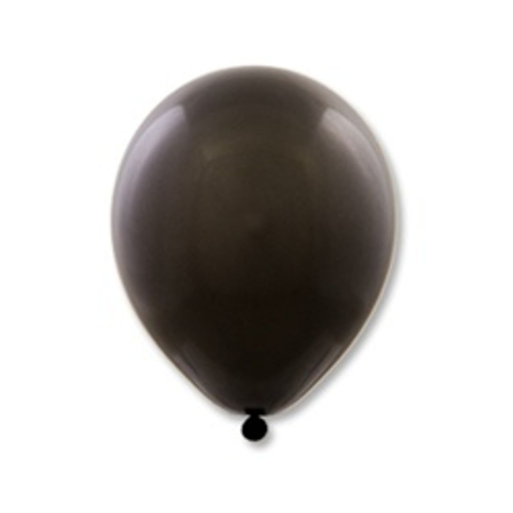 Шар (12"/30 см) Металлик Black 50 шт.