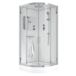 Душевая кабина Ceruttispa (ЧеруттиСпа) VIVA 101, с низким поддоном, 100x100x215