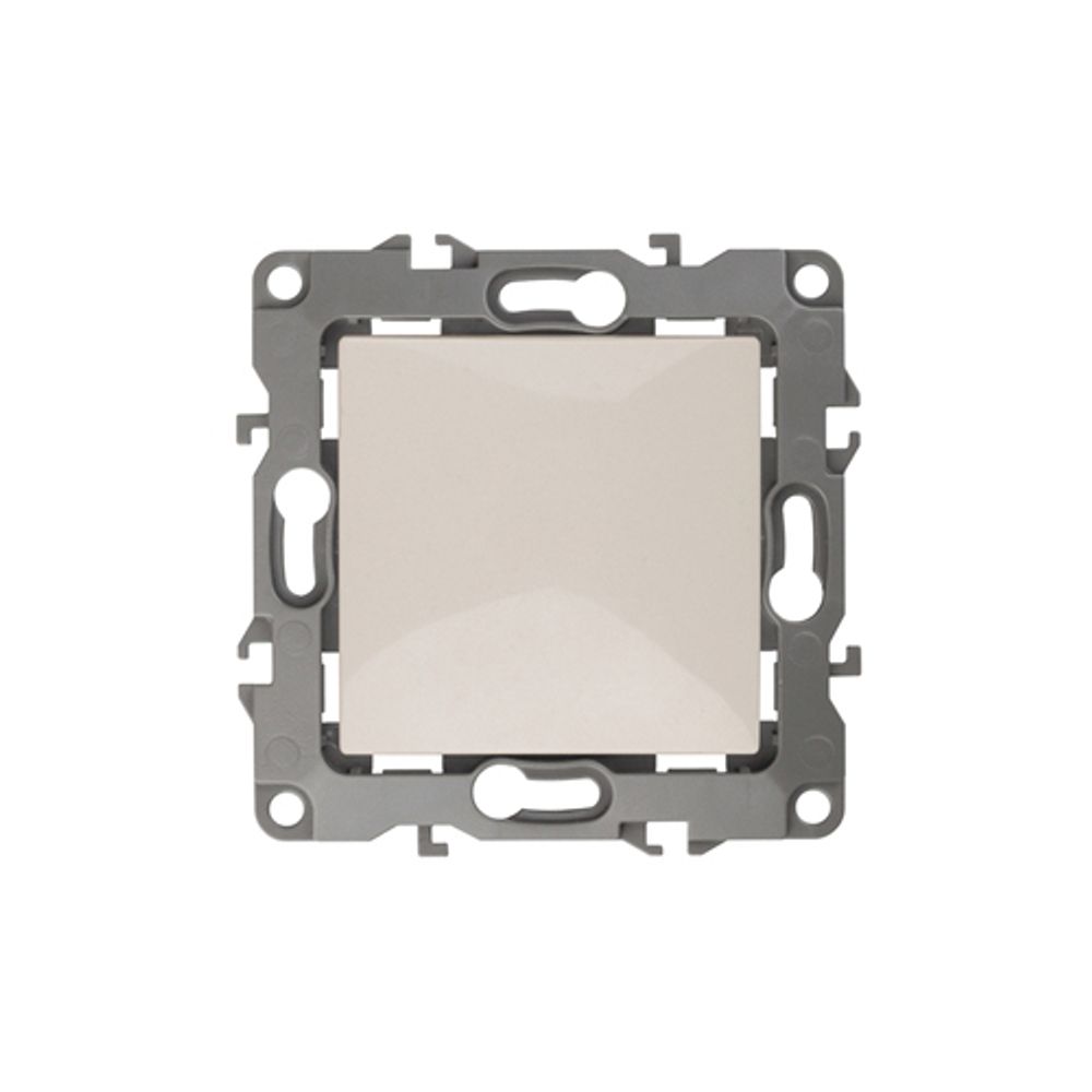 12-1001-02 ЭРА Выключатель, 10АХ-250В, IP20, без м.лапок, Эра12, слоновая кость