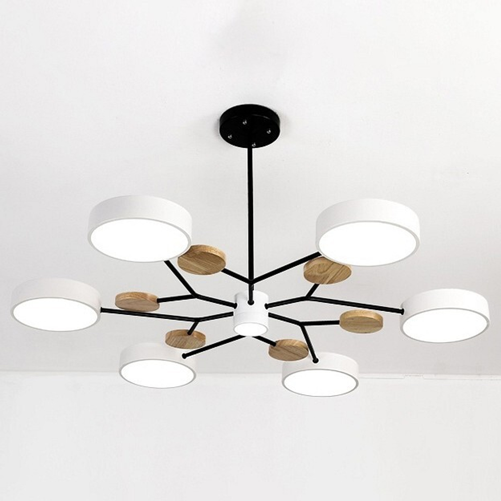 Люстра на штанге Imperiumloft Meade Lamps White MEADE-01
