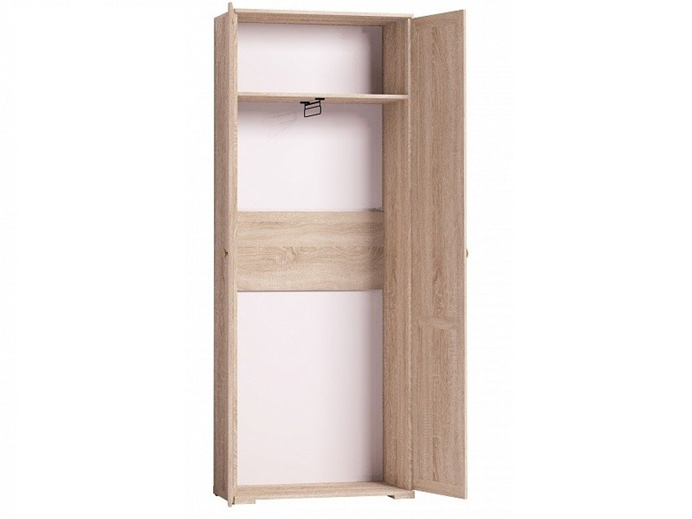 Шкаф двухдверный для одежды Sherlock 11, дуб сонома