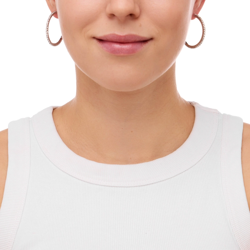 Серьги Светящиеся Кольца – Серебро