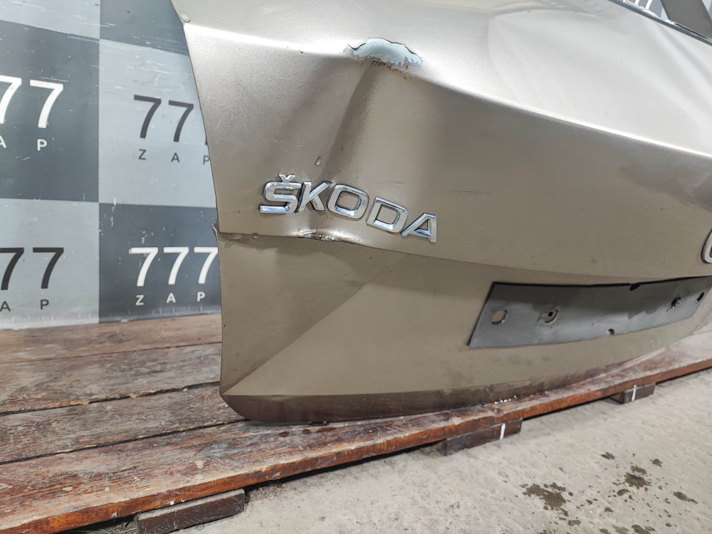 Крышка багажника Skoda Rapid 1 12-20 Б/У Оригинал 5JA827023A