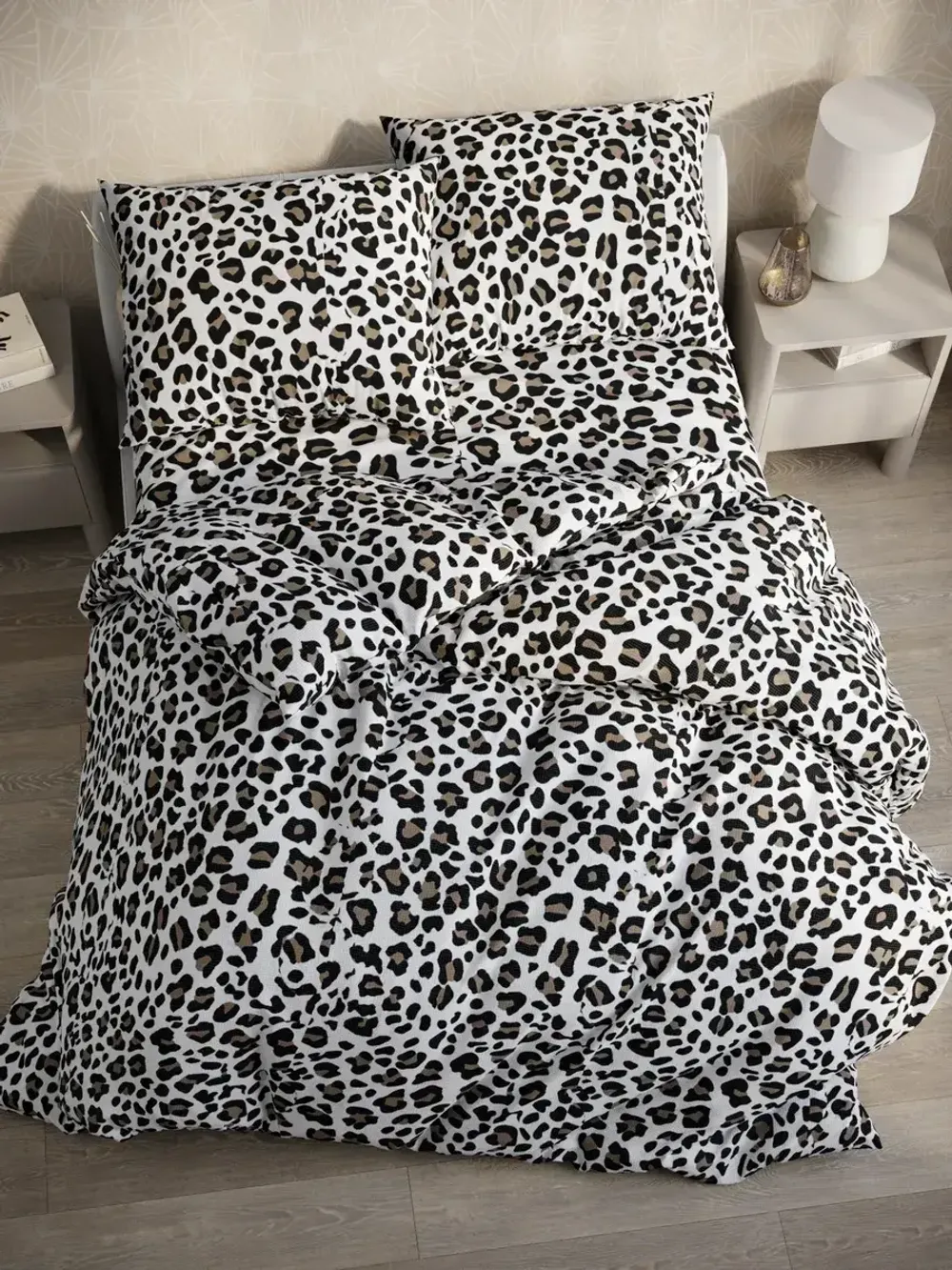 Наволочка комплект 2шт Полисатин Мечта "Panther" 50x70 см на молнии