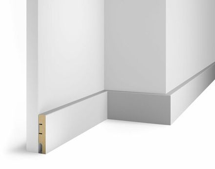 Плинтус под покраску, 75x16 мм