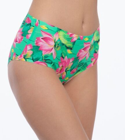 Трусы-слип Lotus с высокой линией талии (Размер: XL) (Цвет: разноцветный)