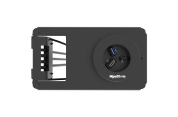 Wyrestorm IDB-300 - кабельный лючок, пассивный ретрактор, сквозные HDMI и USB-C и USB-A