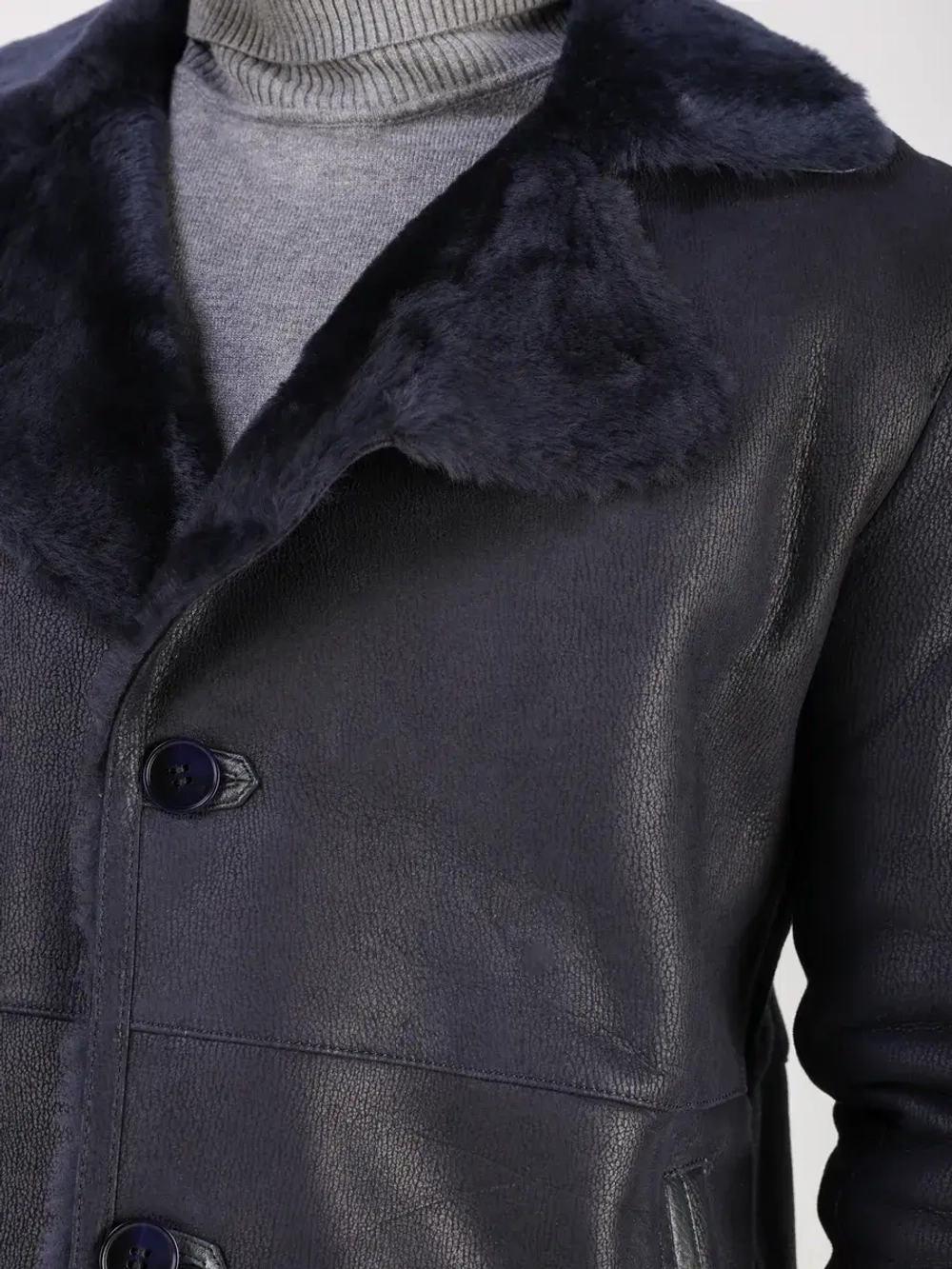 Дубленка зимняя натуральная куртка - пальто