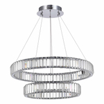 SL1622.103.02 Люстра подвесная ST-Luce Хром/Прозрачный LED 1*70W 4000K
