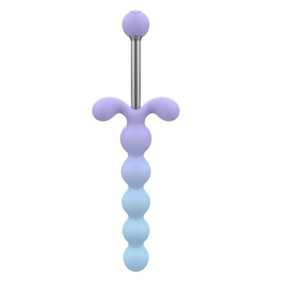 Анальная ёлочка с вибрацией Youivic - 16,4 см.