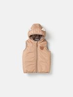 Жилет с капюшоном "Беж" 0+