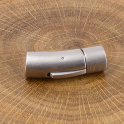 Застежка для кожаного шнура Клипса, нержавеющая сталь