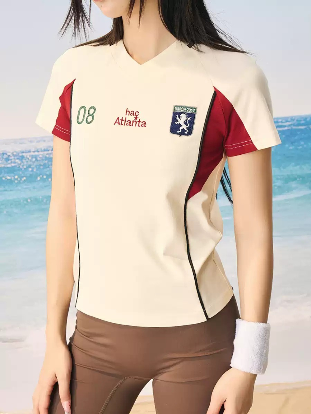 Женская футболка HARSHandCRUEL WMNS "Atlanta" Crop Jersey