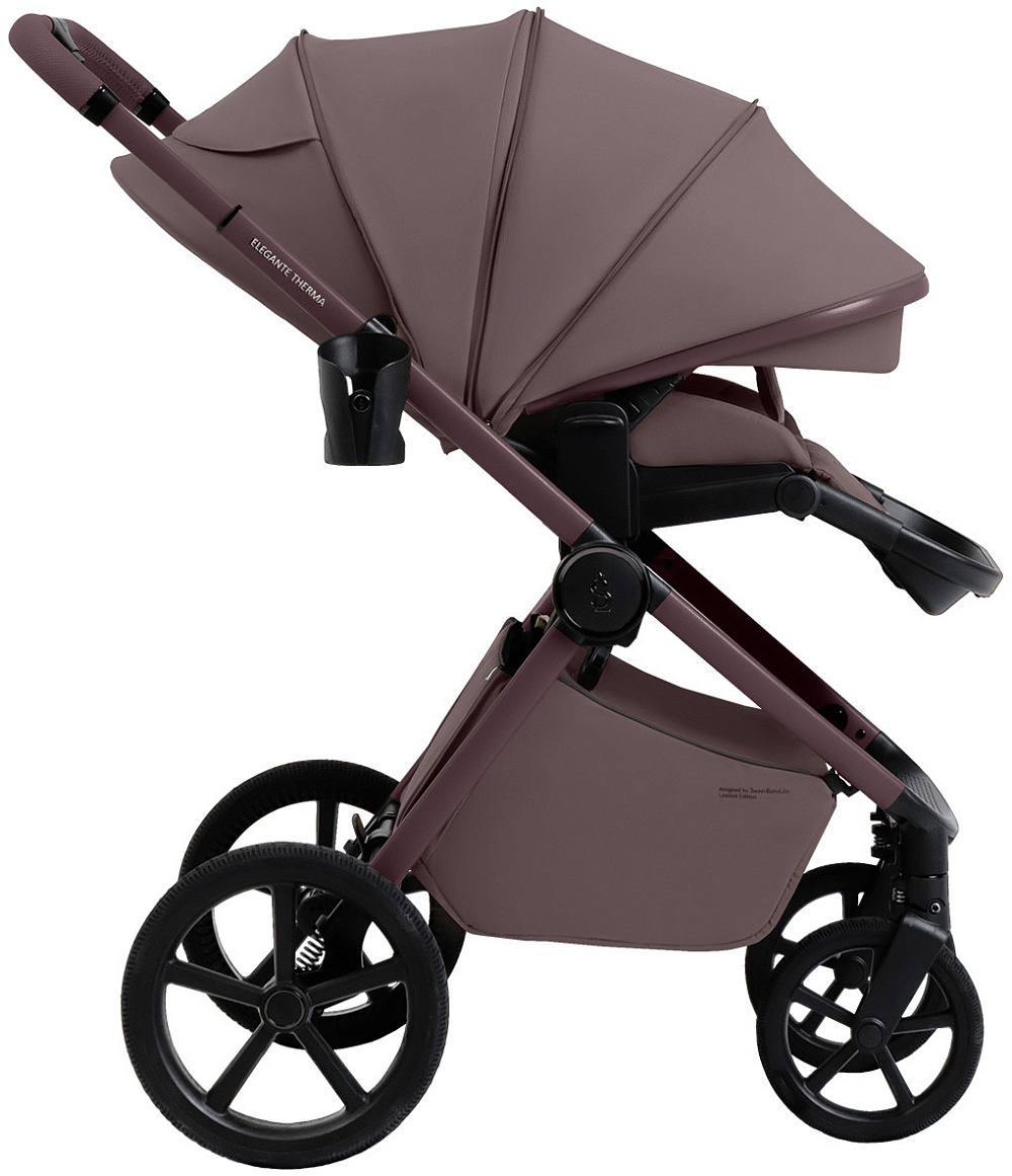 Коляска 3 в 1 Sweet Baby SBL Elegante Therma Colore + автокресло Premier Black Mokka