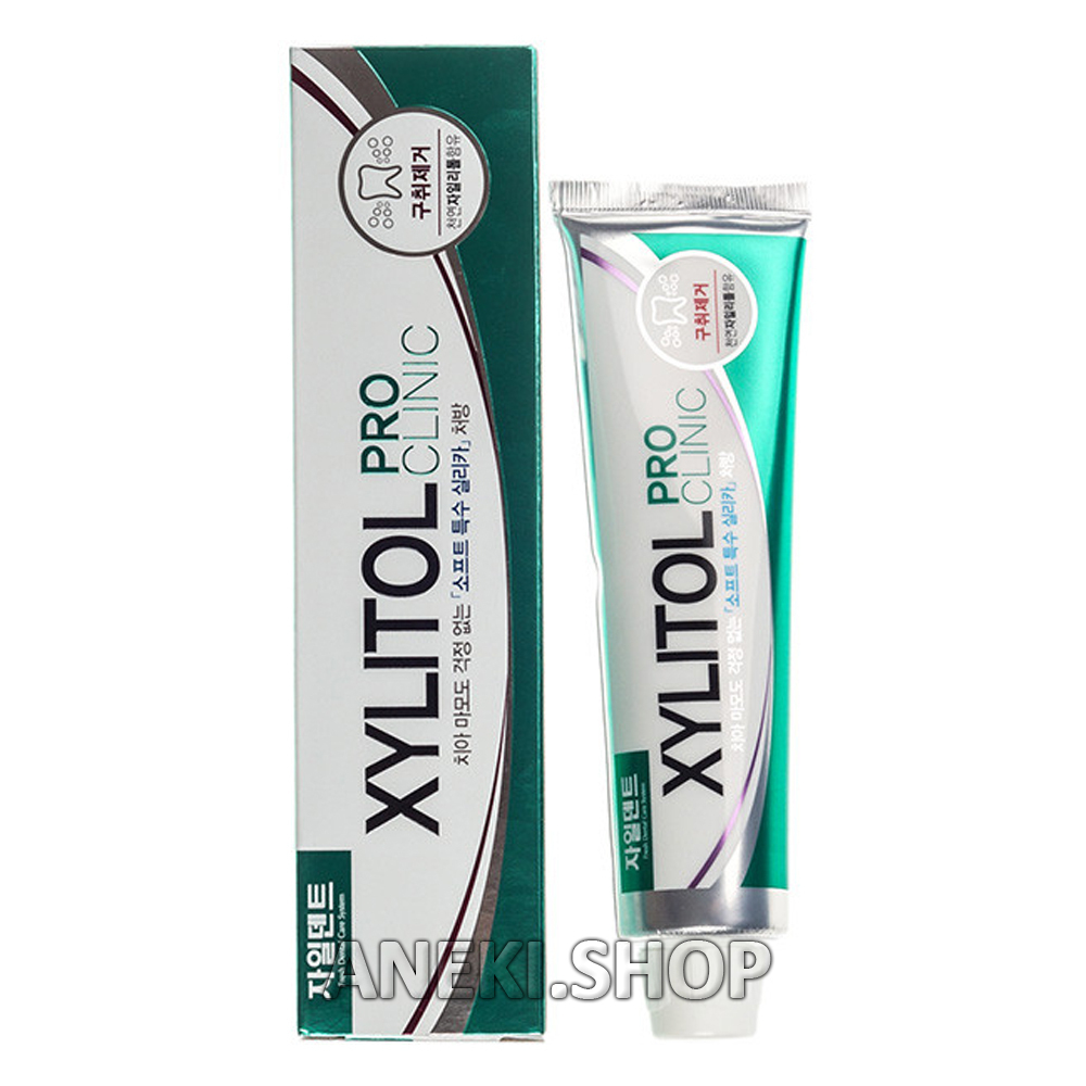 Зубная паста укрепляющая  c экстрактами трав 130 г Xylitol Pro Clinic