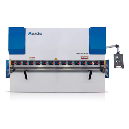 Листогибочный гидравлический пресс MetalTec HBM 125/3200M с ЧПУ E22 и компенсацией прогиба