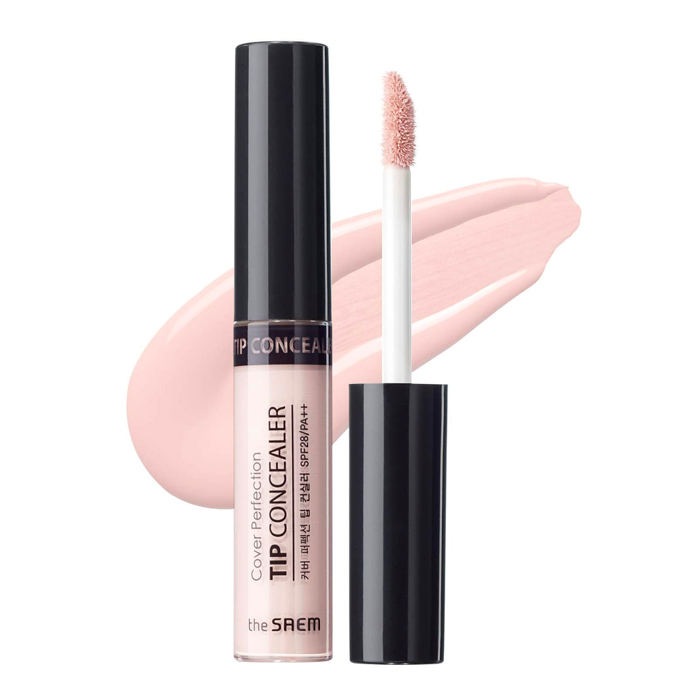 The Saem, Cover Perfection, консилер для кончиков волос, SPF 28 PA ++, осветлитель, 0,23 унции