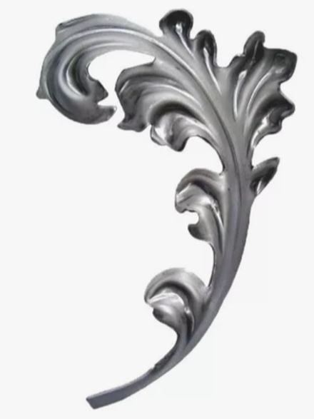 Кованый лист, Правосторонний 235х137мм парный