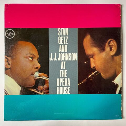 Винтажная виниловая пластинка LP Stan Getz And J.J. Johnson At The Opera House (USA 1962)