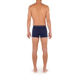 Мужские трусы боксеры набор из 2-х штук (темно-синие, синие) HOM BOXERLINES #2 Boxer Briefs HO1 2p 400405_40D046