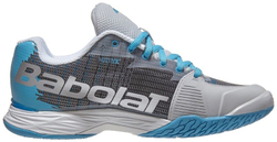 Женские Кроссовки теннисные Babolat Jet Mach и All Court Women - silver/horizon blue