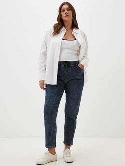 Джинсы утепленные больших размеров