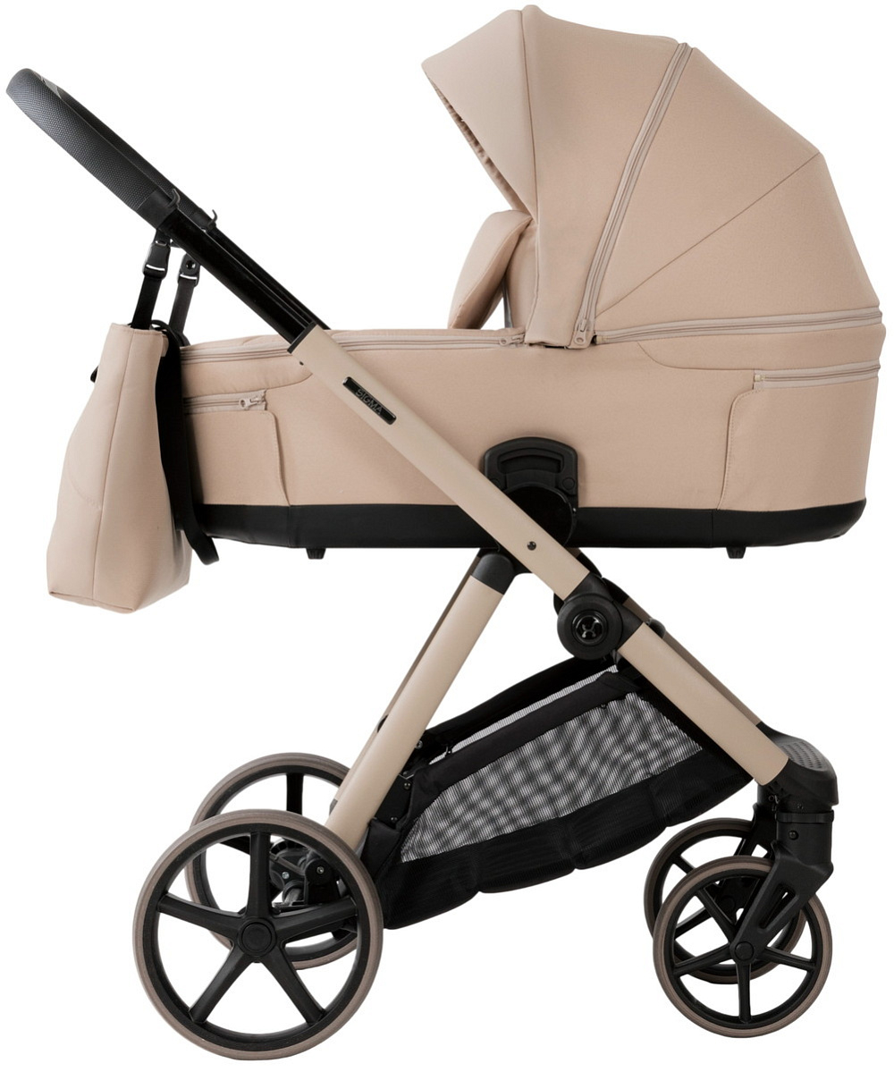 Детская коляска Adamex Sigma Natura 2 в 1 SI-14-SAND (ПЕСОЧНЫЙ)