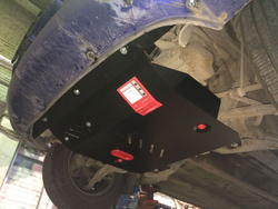 Защита картера и КПП Sheriff для Fiat Panda II (169) 2003-2012 арт.07.0995