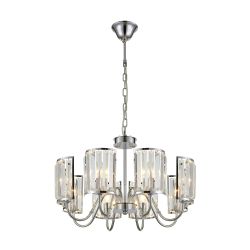 Citilux Грета CL333181 Люстра хрустальная подвесная Хром