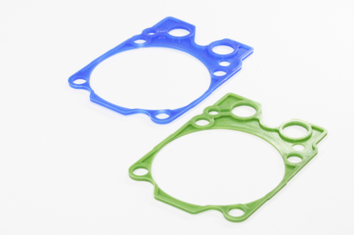 Прокладка ГБЦ КАМАЗ 740 зеленый, синий силикон, не армированная (ПТП64)