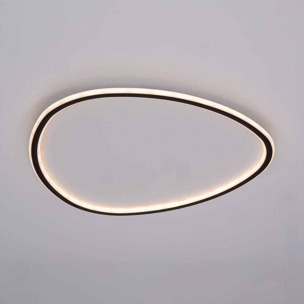 Citilux ТRIO CL215B261E LED RGB Люстра с пультом Чёрная