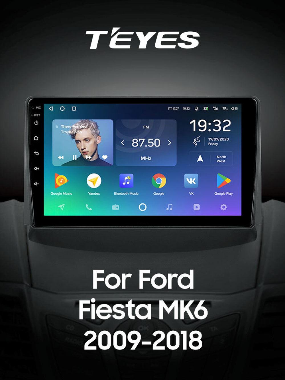 Teyes SPRO Plus 9"для Ford Fiesta MK6 2009-2018