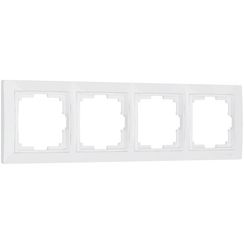 Рамка Werkel Snabb basic 4 постовая белая 27692