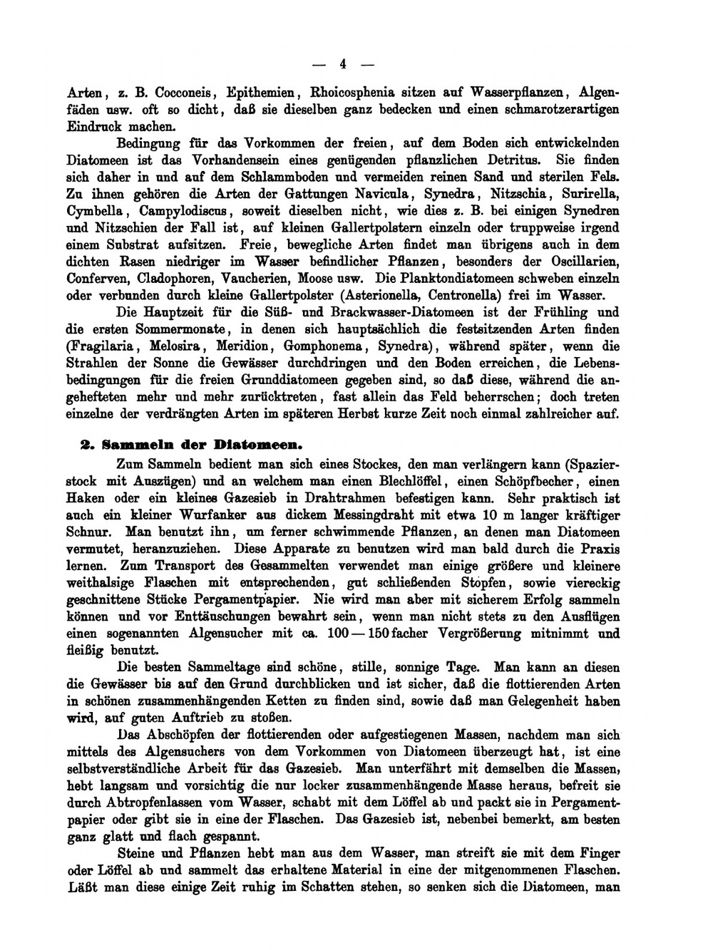 Die deutschen Diatomeen des Süsswassers und des Brackwassers | H. von Schönfeldt