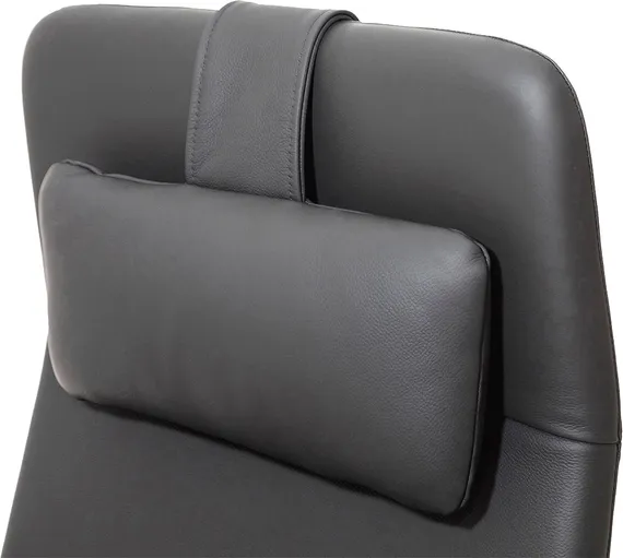 Эргономичное кресло Match HB, графитовая кожа | Bartoli Design