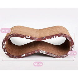 Тумяу Айс mini Когтеточка из картона 54х21х20см